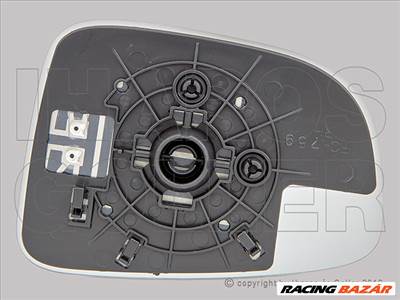 Mazda 2 2014.02.27- Tükörlap cserélhető bal, aszf., fűth. (17AJ)