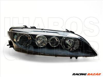 Mazda 6 2005.06.01-2007.08.31 Fényszóró 2H1/H3 jobb, fekete házas (motorral) TYC (0R7E)