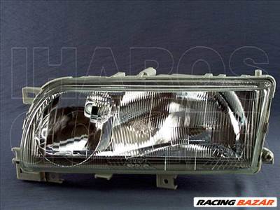Nissan Primera (P10) 1990.10.01-1996.10.31 Fényszóró H4/H3 bal, belülr. áll.(kiv. Kombi) DEPO (0CI8)