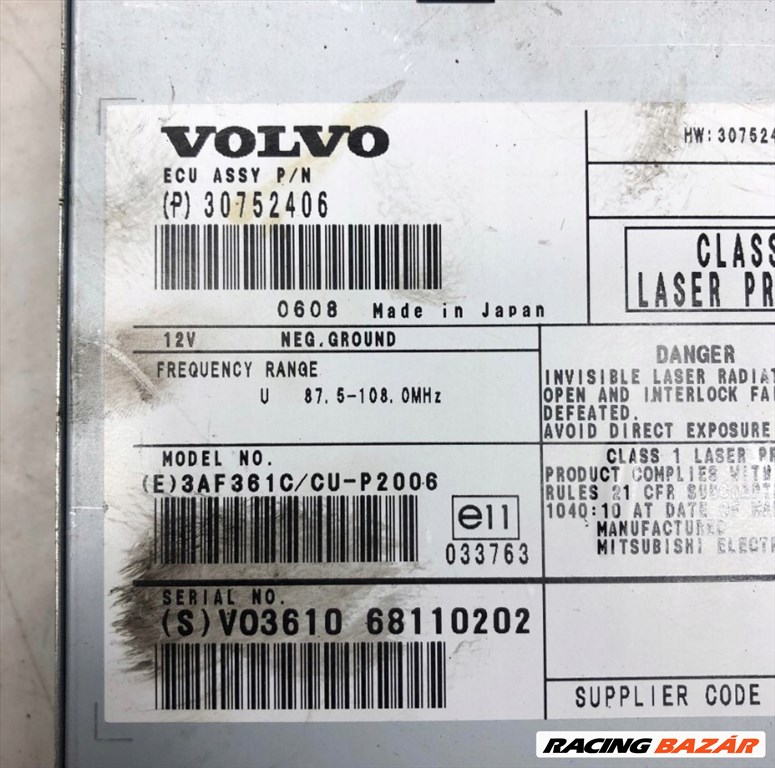 Volvo XC90 navigációs modul 30752406 3. kép