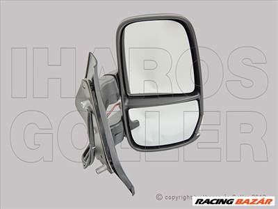 Iveco New Daily 2006.01.01-2011.01.31 Visszapillantó tükör jobb domború elektromos állítás villogós fűthetőövid k. (205G)