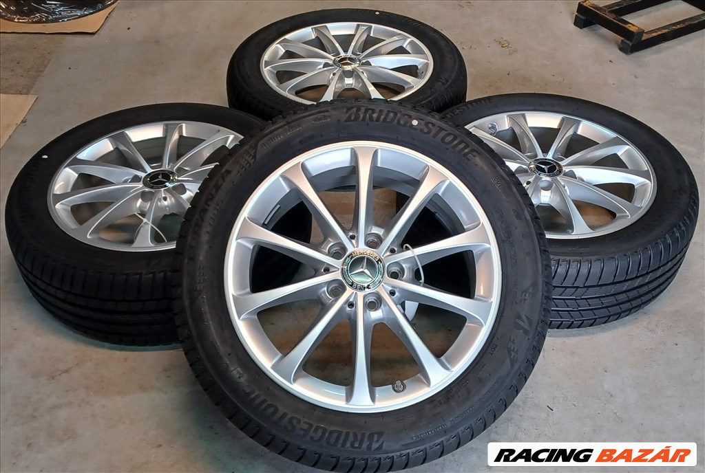  Új Mercedes W177 A B Cla 5x112 6,5x17 205/55 R17 új nyári gumikkal 4db 2. kép