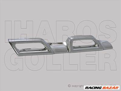 Dacia Duster 2013.06.01-2017.12.01 Króm díszléc hűtőrácsra jobb (felső) (18R8)