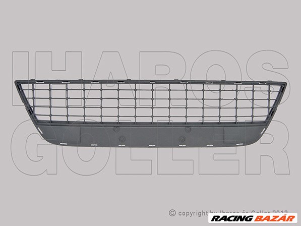 Ford Mondeo 2007.04.01-2014.12.31 Rács a lökh. közép krómkeret lyukas (1L1L) 1. kép