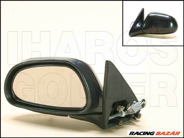 Mazda 626 1992.05.01-1997.07.31 Külső tükör bal, el. állíth., fekete (4 ajtós) (0G9N) 1. kép