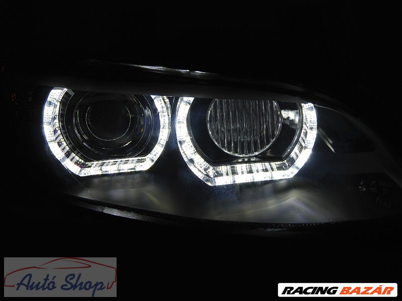 BMW 3-as széria E92,E93 XENON Első Fényszórópár, Nappali menetfény (DRL) Angel Eyes Évj.: 2006 - 2010  2. kép