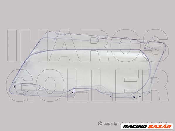 BMW 3 (E46) 2001.09.01-2005.02.28 Fényszóró üveg bal (Coupé/Cabrio) -03.02 TYC (1PAA) 1. kép