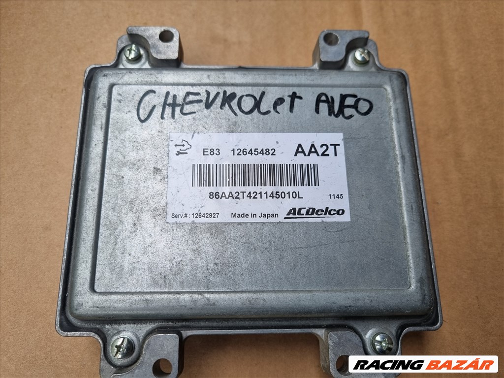 Chevrolet Aveo motorvezérlő elektronika 12645482 1. kép