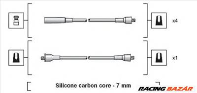 MAGNETI MARELLI 941318111231 - gyújtókábel szett LADA MOSKVICH ZASTAVA ZAZ