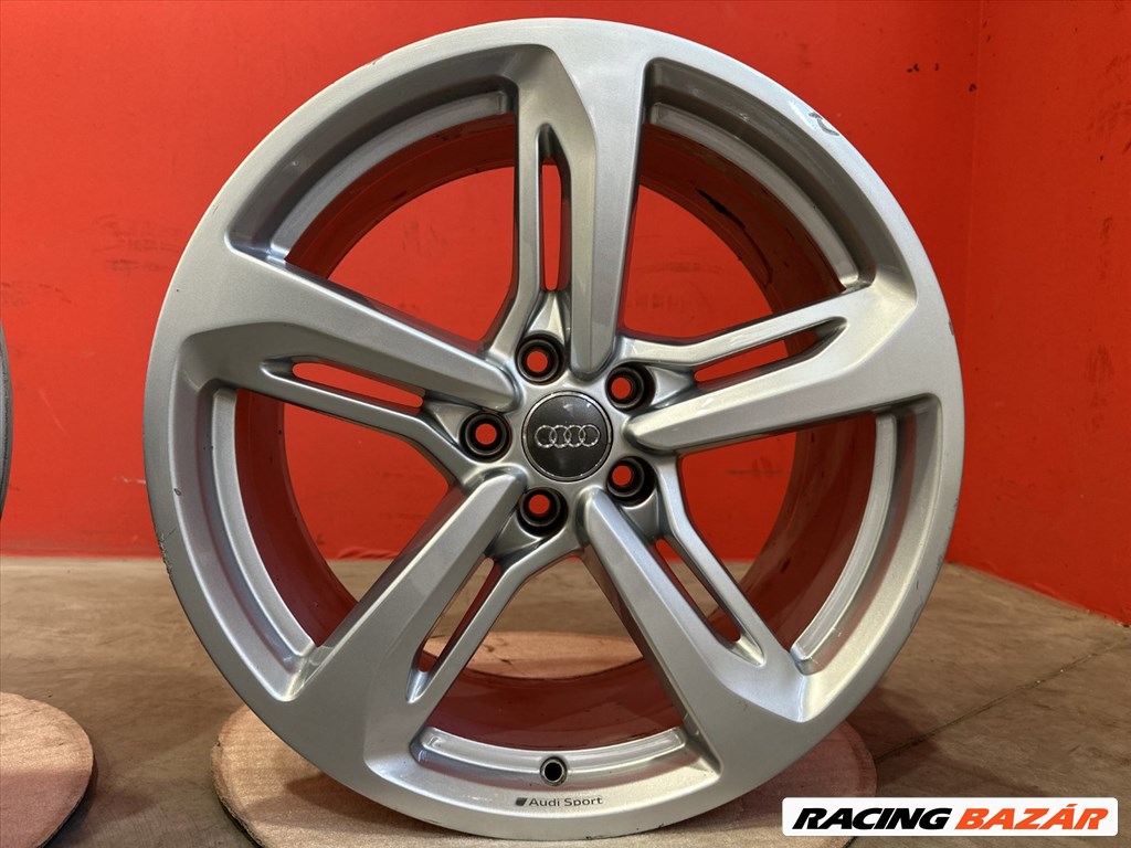 R19 5x112 Original Audi A5 B9 BLADE  8.5J ET32 - OE 8W0601025CD gyári alufelnik, felnik 19" 5. kép