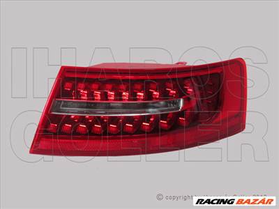 Audi A6 2008.10.01-2011.03.31 Hátsó lámpa üres jobb külső LED-es (Sedan) (08W6)