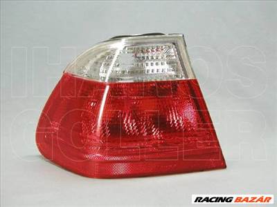 BMW 3 (E46) 1998.04.01-2001.08.31 Hátsó lámpa üres bal külső fehér/piros (4 ajtós) (0IBI)