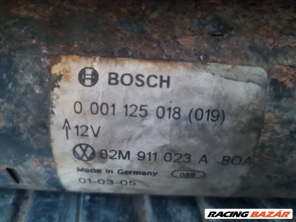 Volkswagen Golf IV, Volkswagen Bora 1.9 PDTDI önindító 02M 911 023 A 9. kép