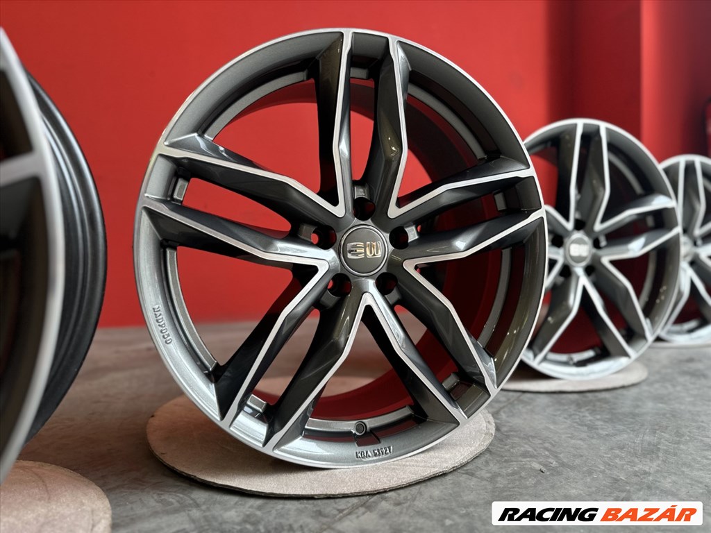 R18 5x112 (66,45) Elite Wheels EW04 MUST 8J ET35 PALLADIUM POLISH új alufelnik 8x18 18"  3. kép