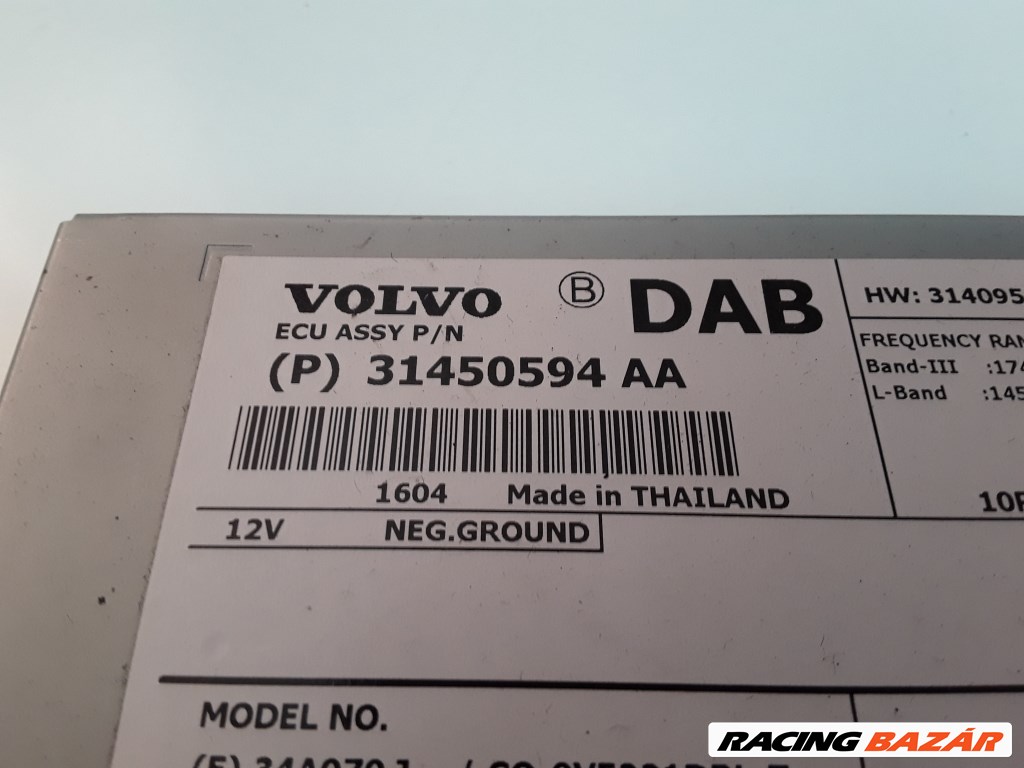 Volvo XC60, Volvo XC40, Volvo V40 rádió antenna erősítő DAB modul 31450594aa 2. kép