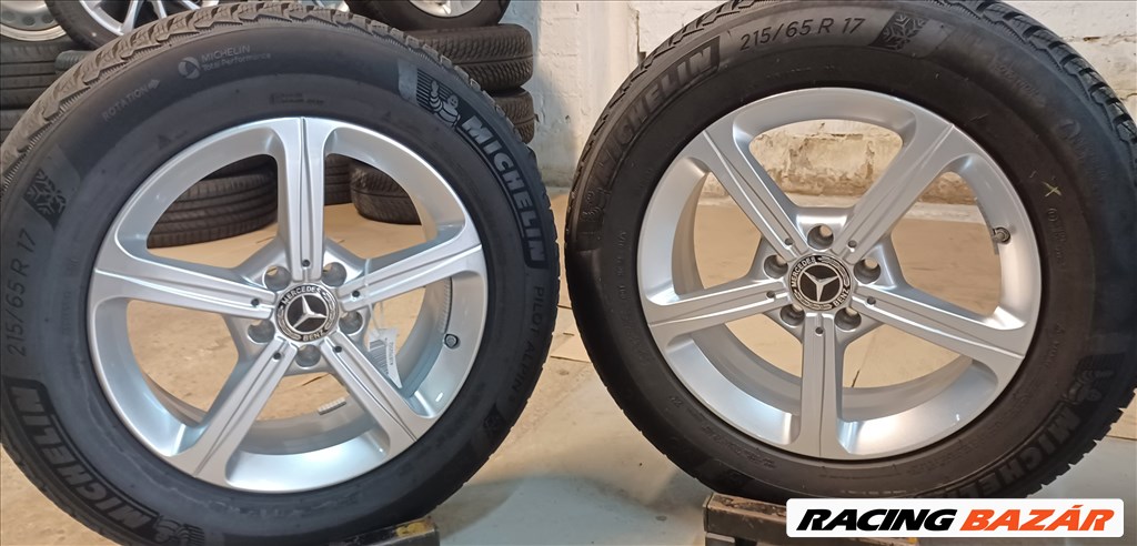 Mercedes W247 GLA GLB 5x112 6,5x17 215/65 R17 téli gumikkal 4db.7,5mm 4. kép