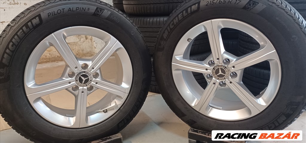 Mercedes W247 GLA GLB 5x112 6,5x17 215/65 R17 téli gumikkal 4db.7,5mm 5. kép