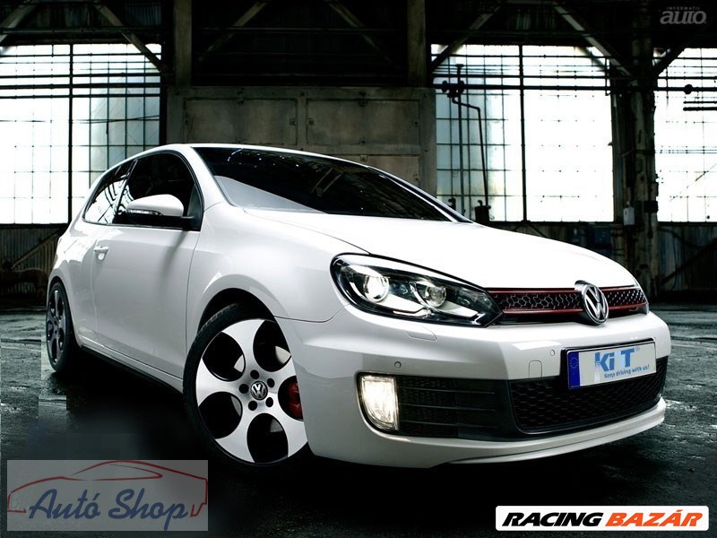 Volkswagen Golf VI 6 MK6 GTI Look PDC Első Lökhárító és Hőtőrács szett  Évj.: 2008 - 2013 4. kép