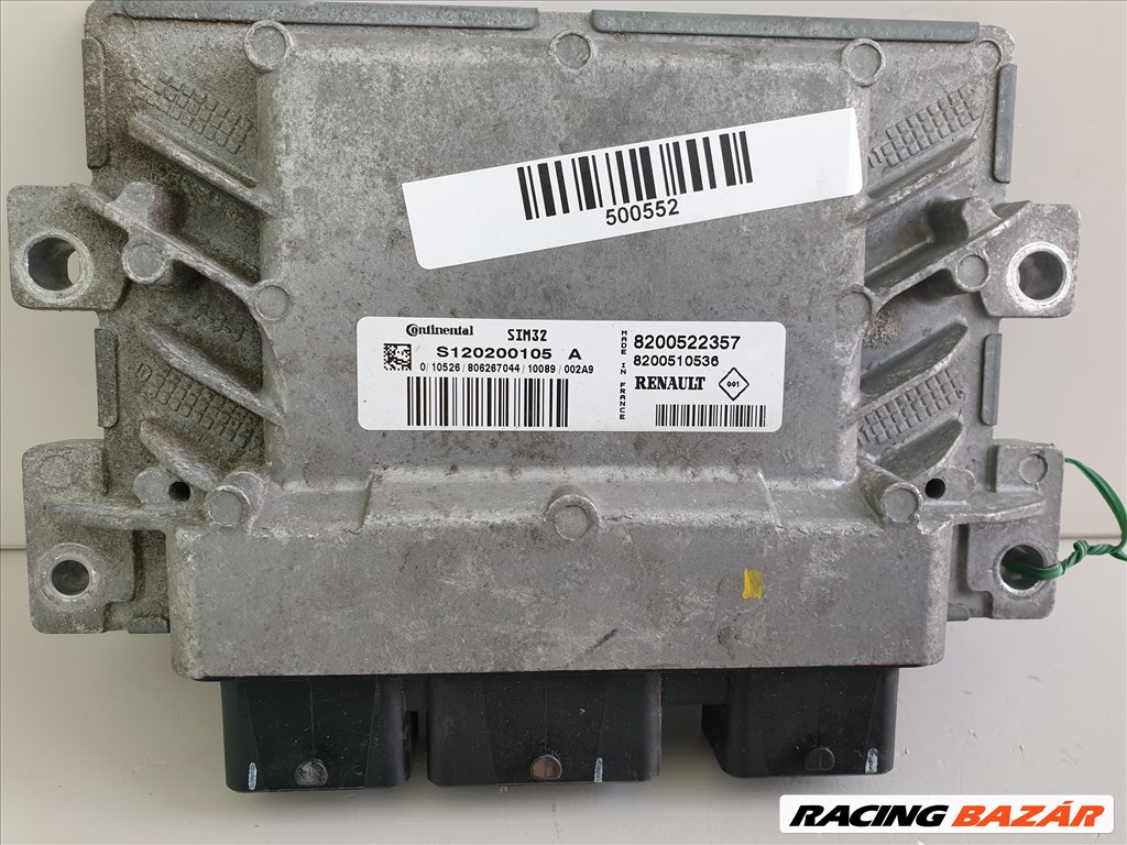 RENAULT CLIO 3, Continental, S 120200105 A, 552 / motorvezérlő  1. kép