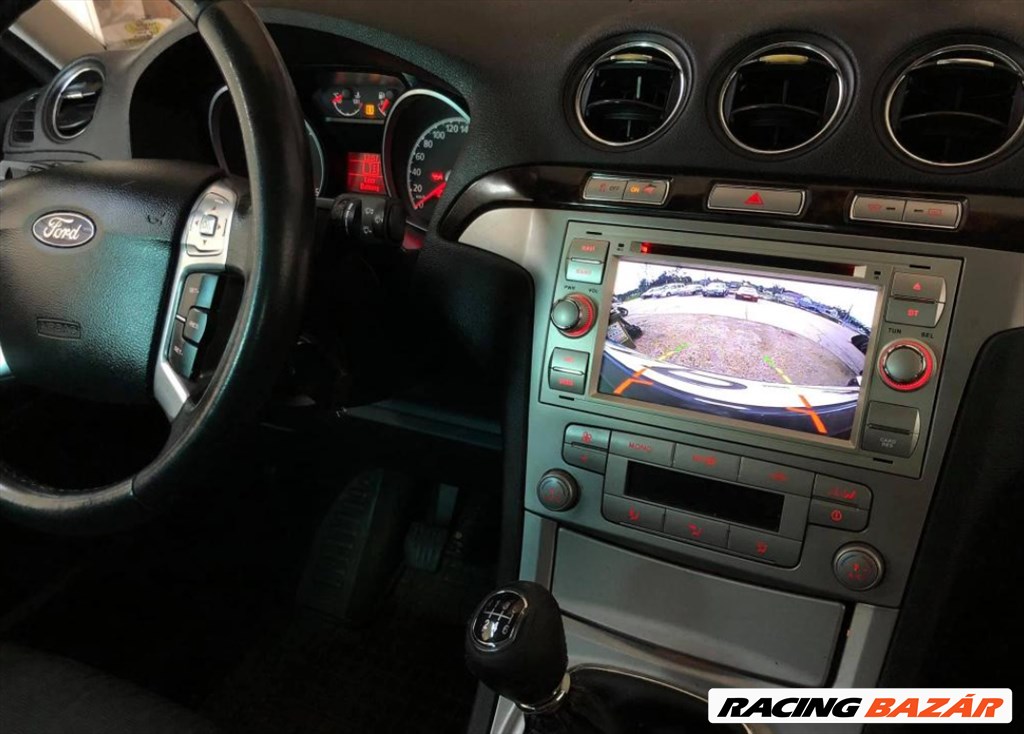 Ford Multimédia CarPlay Android GPS Rádió Fejegység Tolatókamerával 2. kép