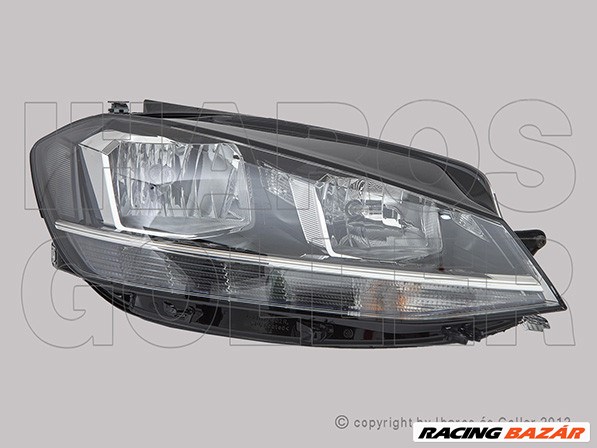 Volkswagen Golf VII/2 2016.11.01-2019.11.01 Fényszóró H7/H9+LED jobb (motorral) HELLA* (1EEL) 1. kép