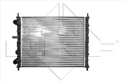 NRF 58017 - Vízhűtő (Hűtőradiátor) FIAT
