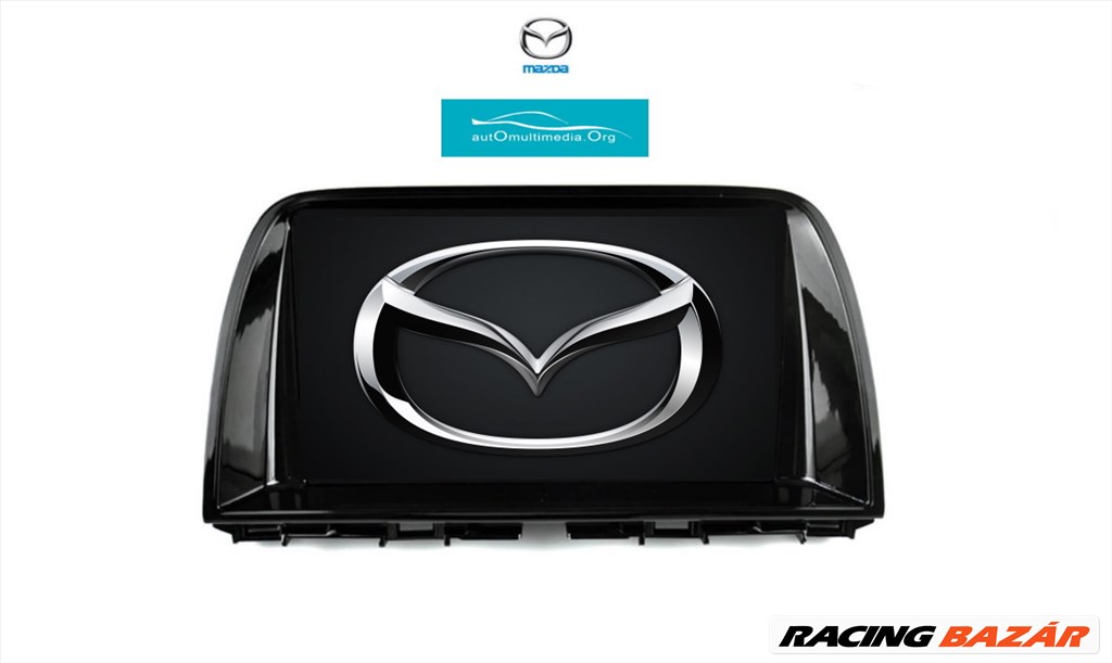Mazda 6 Android Multimédia GPS Rádió CarPlay Waze Fejegység Tolatókamerával 1. kép