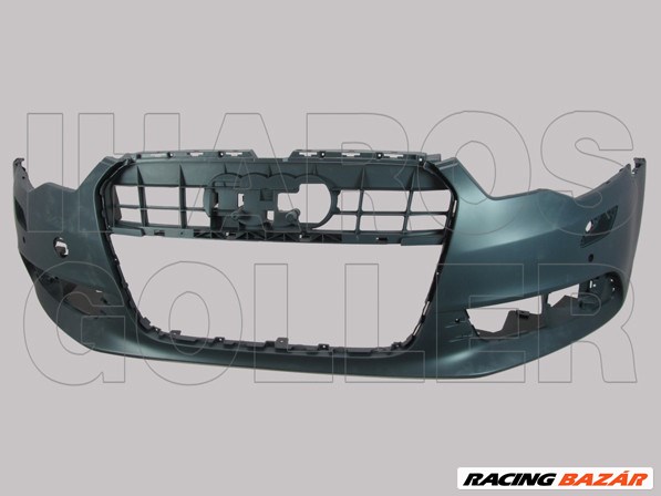 Audi A6 2011.04.01-2014.09.30 Első lökhárító alap., fsz.mosó-és szenzor lyukkal (092X) 1. kép