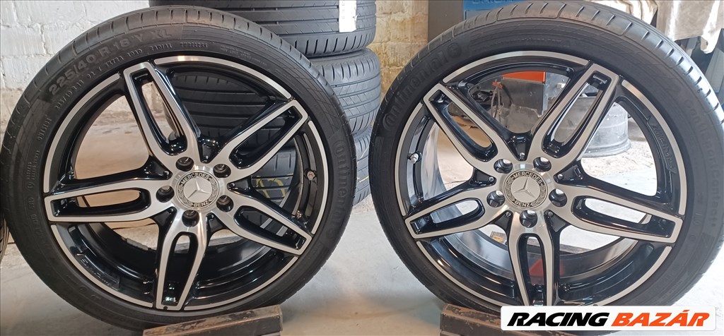 Mercedes W176 AMG 5x112 7,5x18 225/40 R18 nyári gumikkal 4db 5. kép