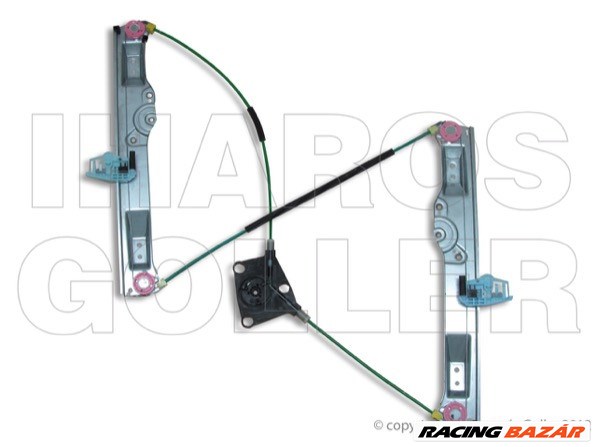 Opel Corsa D 2006.09.01-2011.02.28 Ablakemelő motor nélkül, jobb első (3 ajtós) (0ZXT) 1. kép