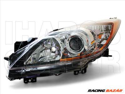 Mazda 3 2009.04.01-2011.10.31 Fényszóró H11/HB3 bal, fekete h. (motorral) TYC (0V9R)
