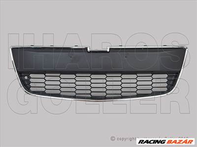Chevrolet Aveo H/S T300 2011.10.01 Hűtődíszrács króm-fekete, alsóész (1LDG)