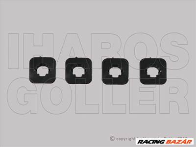 Volkswagen golf vi 2008.10.01-2012.09.30 szenzor tartó szett hátsó lökhárítóba (4 db) (188d)