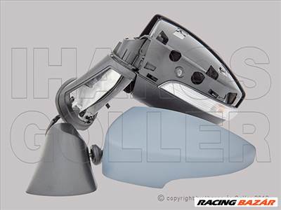 Ford EcoSport 2012 01.01.-2017.09.30 Visszapillantó tükör bal, elektromos állítás,fűthető,aszférikus,villogós, fényezendő (190W)