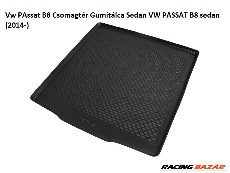 Vw PAssat B8 Csomagtér Gumitálca Sedan VW PASSAT B8 sedan (2014-) 1. kép