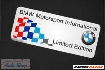 BMW  Motorsport ALUMÍNIUM 3D EMBLÉMA  1. kép