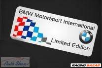 BMW  Motorsport ALUMÍNIUM 3D EMBLÉMA 