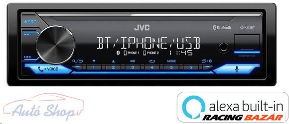 JVC KD-X372BT mechanika nélküli Bluetooth autórádió 1. kép