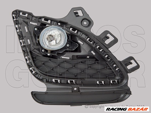 Mazda 6 2010.03.01-2011.12.31 Ködlámpa H11 kerettel jobb DEPO (1F1S) 1. kép