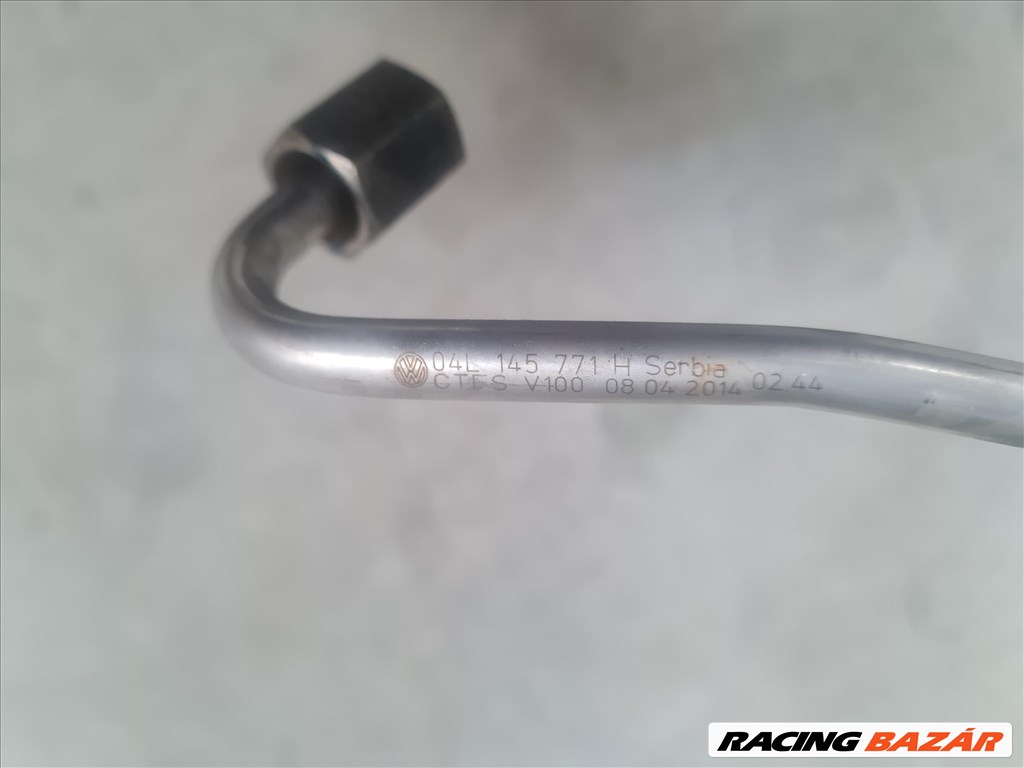 Volkswagen Golf VII turbó olajzó cső 04L 145 771 H 7. kép