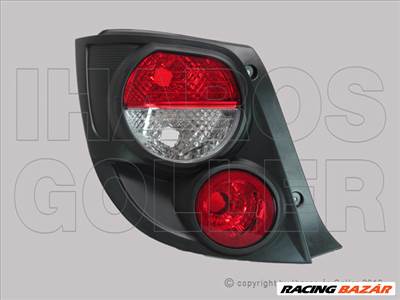 Chevrolet Aveo H/S T300 2011.10.01 Hátsó lámpa üres bal fekete (3/5 ajtós) (0WM6)