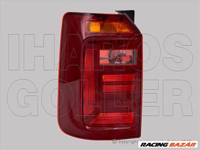 Volkswagen Caddy III 2015.06.01-2020.08.30 Hátsó lámpa üres bal, sötétített (1 h.ajtós) (1DWD)