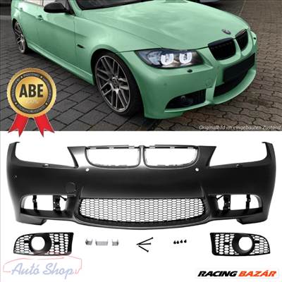 BMW E90,E91  M-TECH , M3 ELSő LÖKHÁRÍTÓ SZETT  Lámpamosós , pdc-s 2004-2008 .