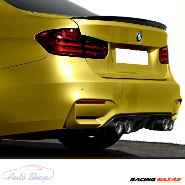 BMW F30 Sedan Sport Evo hátsó lökhárító PDC + Diffusor 2011-2017-es, M3 Style   3. kép