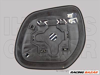 Citroen C-Crosser 2007.08.01-2013.03.31 Tükörlap cserélhető jobb, domború, fűthető (126J)