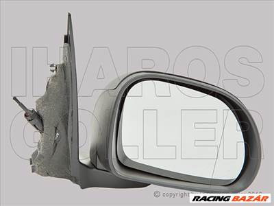 Fiat 500L 2012.03.06-2017.05.01 Visszapillantó tükör jobb, bowdennel állítás, hőmérős , domború (10PX)