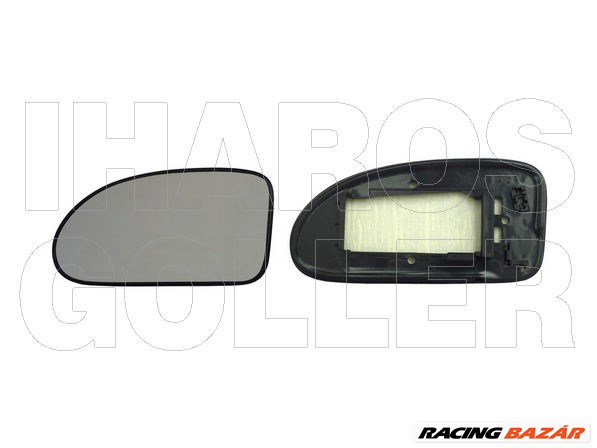 Ford Focus 1998.10.01-2004.08.31 Tükörlap cserélh., bal, fehér, domb. (szögl.felf) (0HTV) 1. kép