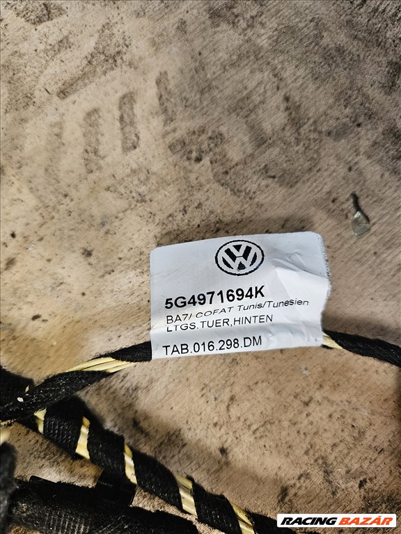 Volkswagen Passat B6 Jobb hátsó ajtóköteg 5g4971694k 1. kép