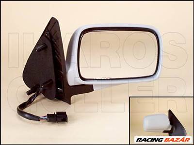 Volkswagen Polo III 1994.10.01-1999.09.30 Visszapillantó tükör jobb, elektromos állítható, fűthető, fényezendő (0GCV)