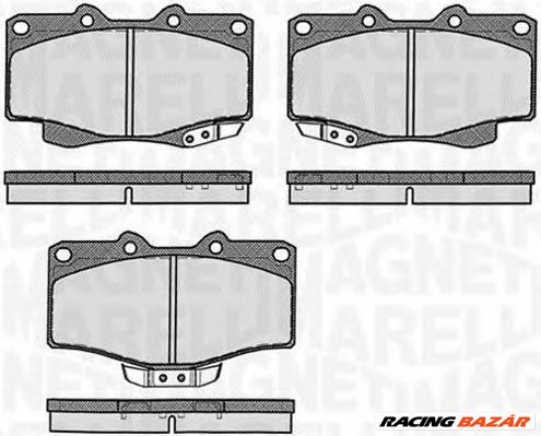 MAGNETI MARELLI 363916060401 - fékbetét GREAT WALL TOYOTA VW 1. kép